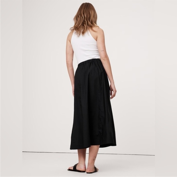 NWT! Banana Republic Cotton Poplin Button-Down Long Midi Skirt - Size Medium🦩 - Picture 3 of 8